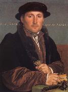 Hans holbein the younger Portrait of a young mercant oil painting on canvas